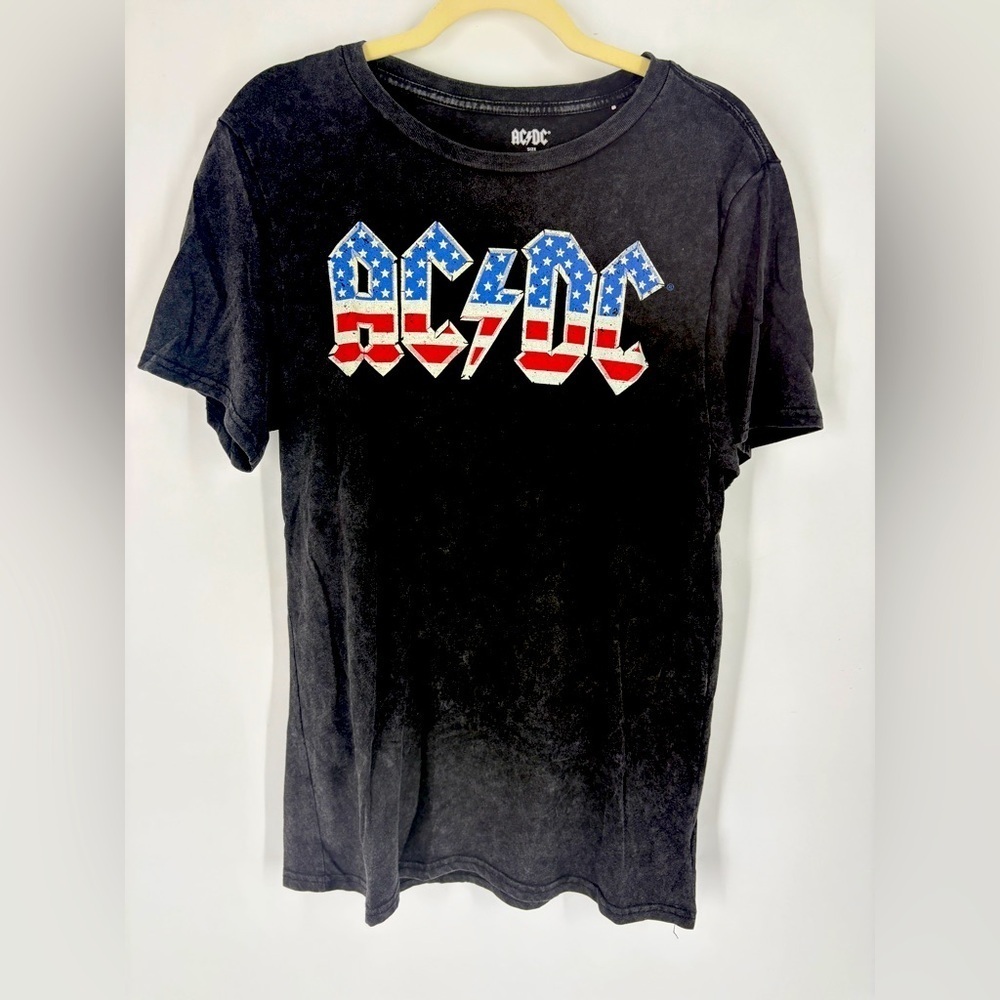 AC/DC "Highway to Hell" Black/Gray T-Shirt Size M - America Concert Tee